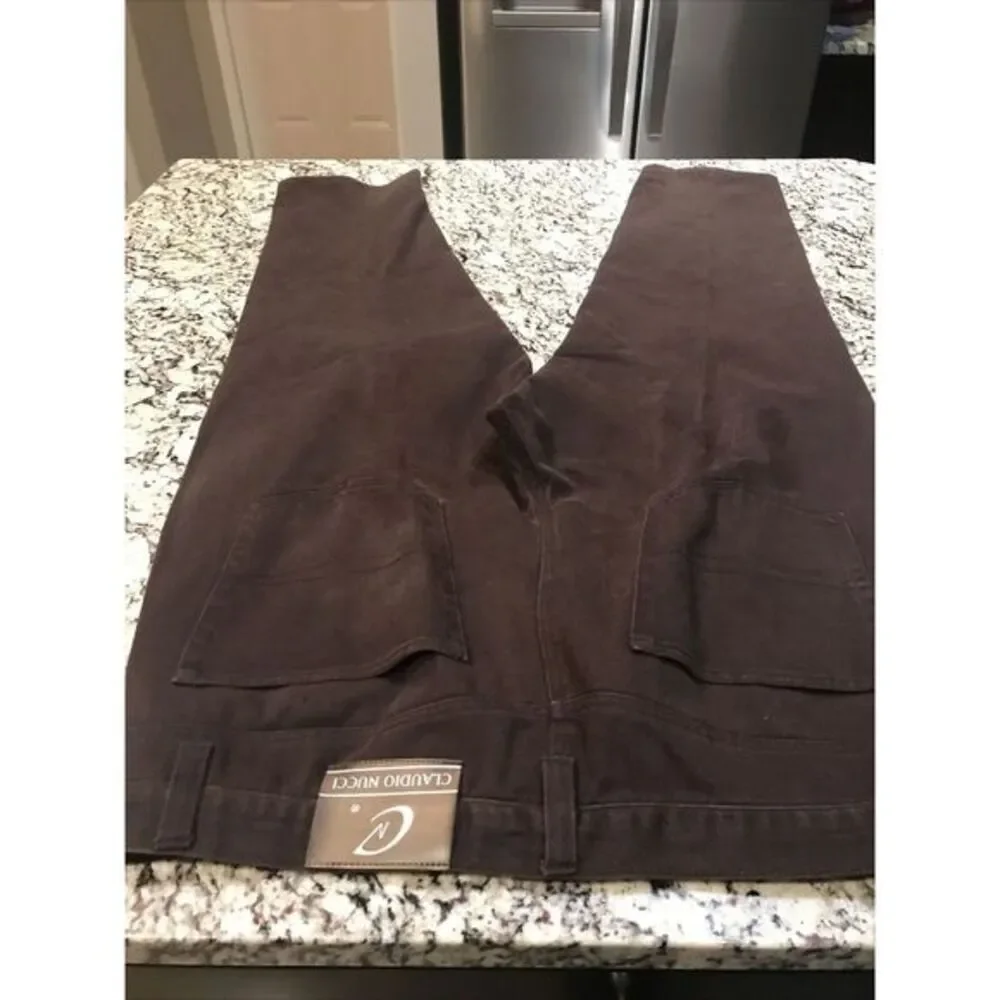 Claudio Nucci Classic‎ Straight Jeans Brown Denim 38x32